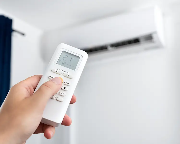 Mise en route d'un climatiseur